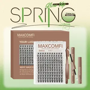 SELENE | MaxComfi Anime Lashes Luna Style APHRODITE That Stick Around Long-Lasting, Waterproof & Super Soft & Thin Band Too |  Waterproof Long-Lasting Natural Daily Style Beginner-Friendly DIY Lashes for Flawless Voluminous Trendy Must-Have