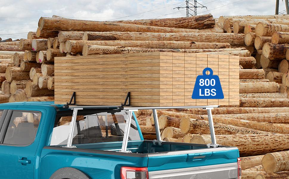 【GARVEE】71" Aluminum Ladder Truck Rack with 800lbs Capacity, Includes 8 Non-Drilling C-Clamps, Heavy Duty Two-Bar Set for Secure Truck Bed Use 【GARVEE】71" Aluminum Ladder Truck Rack with 800lbs Capacity, Includes 8 Non-Drilling C-Clamps, Heavy Duty Two-Bar Set for Secure Truck Bed Use