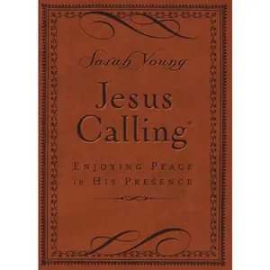 Jesus Calling, Small Brown Leathersoft, with Scripture References: Enjoying Peace in His Presence (A 365-Day Devotional)