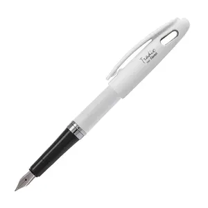 Pentel Tradio Fountain Pen, Medium Line, Metal Nib, Premium Classic Barrel Design, Smooth Writing
