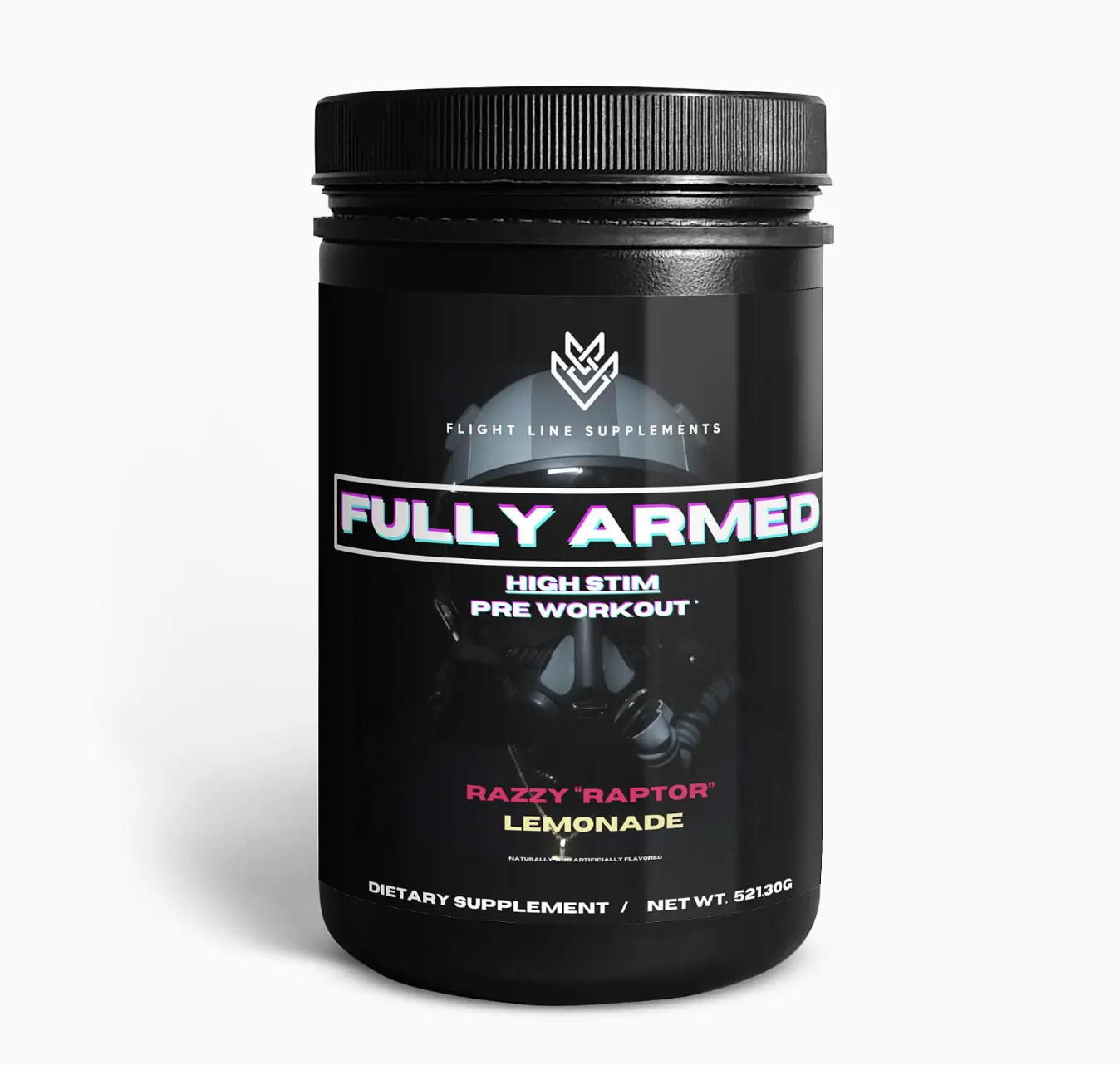 "FULLY ARMED" High-Stim Preworkout - 375mg Caffeine, L-Citrulline 6g, Made in the US, Supplement for Enhanced Fitness - Healthcare