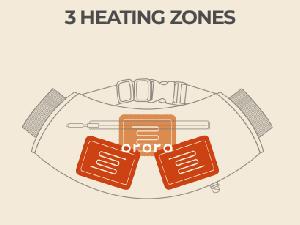 ororo Heated Hand Warmer Pouch, Up to 14 Hours of Warmth, Heated Hand Muff with Battery, Water-Resistant, Machine Washable