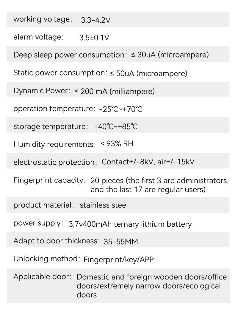 Smart 3 in 1 Fingerprint Door Lock Digital Keypad Smart Door Lock with App Control Keyless Entry Door Lock for Home Bedroom Apartment Office Garage