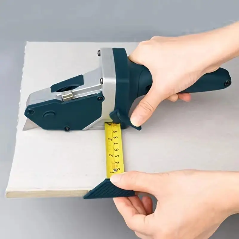 Durable Drywall Cutter, Professional Drywall Cutter with 6 Extra Blades, Cutting Tool for Drywall, Aluminum, KT Board, Foam, Convenient Measurement, Including Pencil, Durable Construction Tool