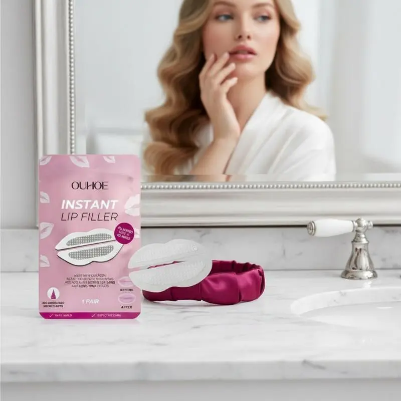 2026 New Hyaluronic Acid Microneedle Lip Patches for Plump Lips Firming Smoothing Anti Wrinkle  Overnight Care