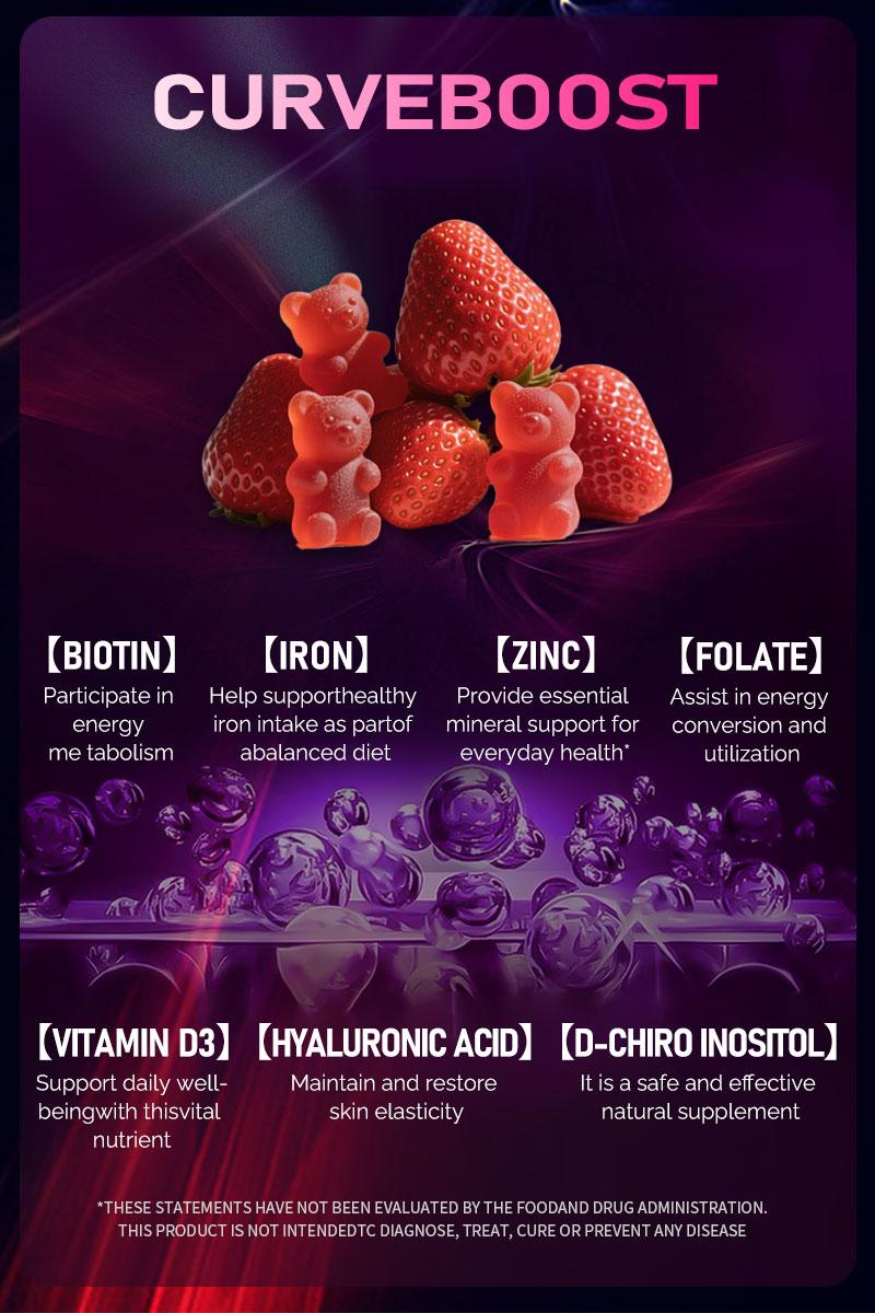 VYHTHY Creatine Monohydrate Gummies – With Collagen, BCAAs, L-Glutamine, Biotin, Zinc, Vitamin D3 & Hyaluronic Acid – Daily Pre & Post Workout Recovery, Sugar-Free