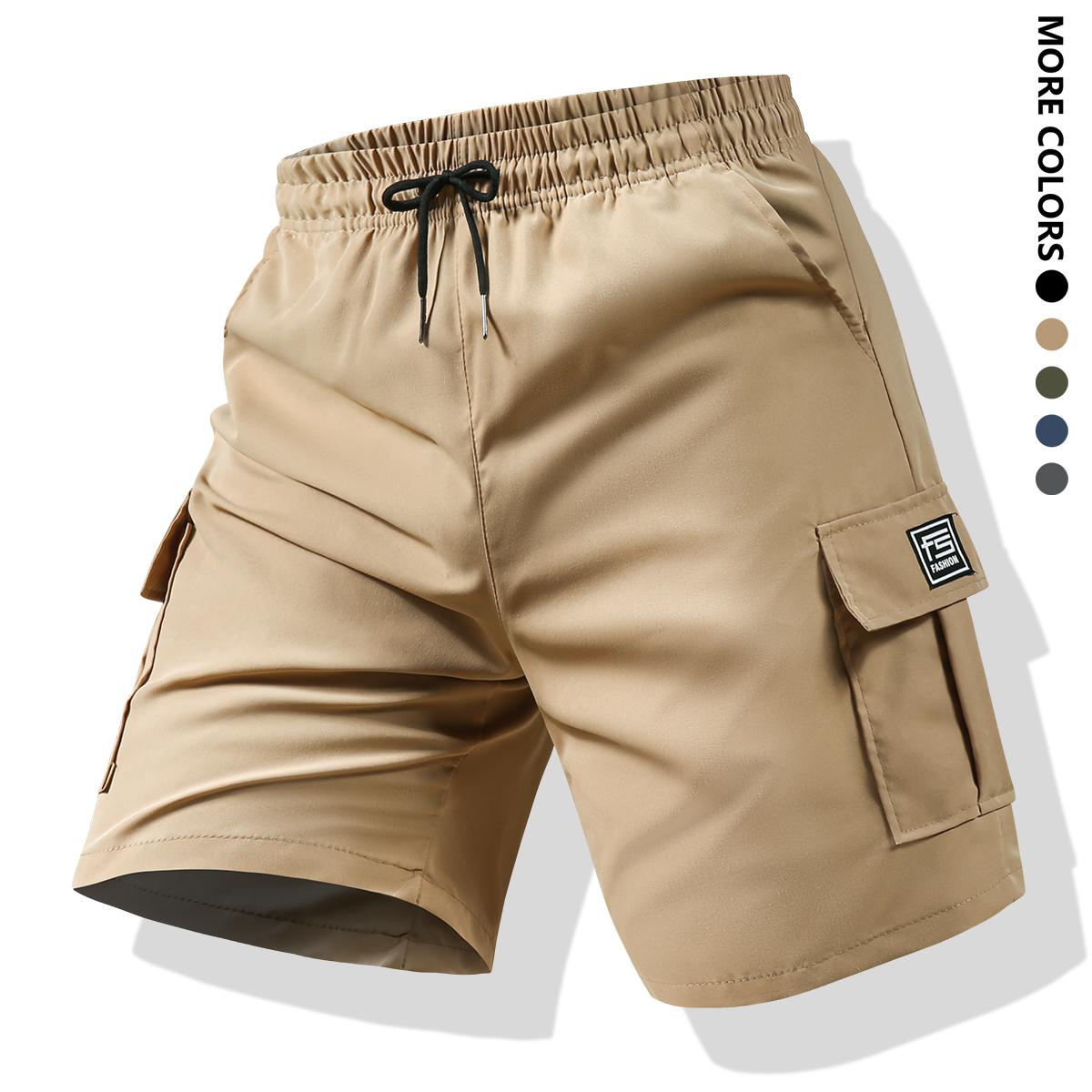 Men's Workout Shorts with Multi Pockets - Set of 5 - Perfect for Outdoor Sports, Running & Training - Gym Use