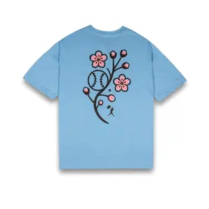 Cherry Blossom Baseball - Pima Cotton T-Shirt | Baseballism Adult & Youth Tee