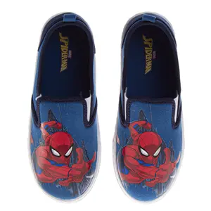 Spider-Man Boys Slip-On Canvas Sneakers (Big Kid)