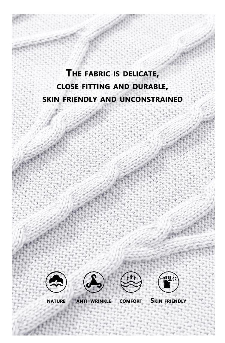 3-Pack Men's Winter Long Sleeve Turtleneck Knit Warm Sweater Autumn & Winter Fashion Versatile High Street Apparel Men