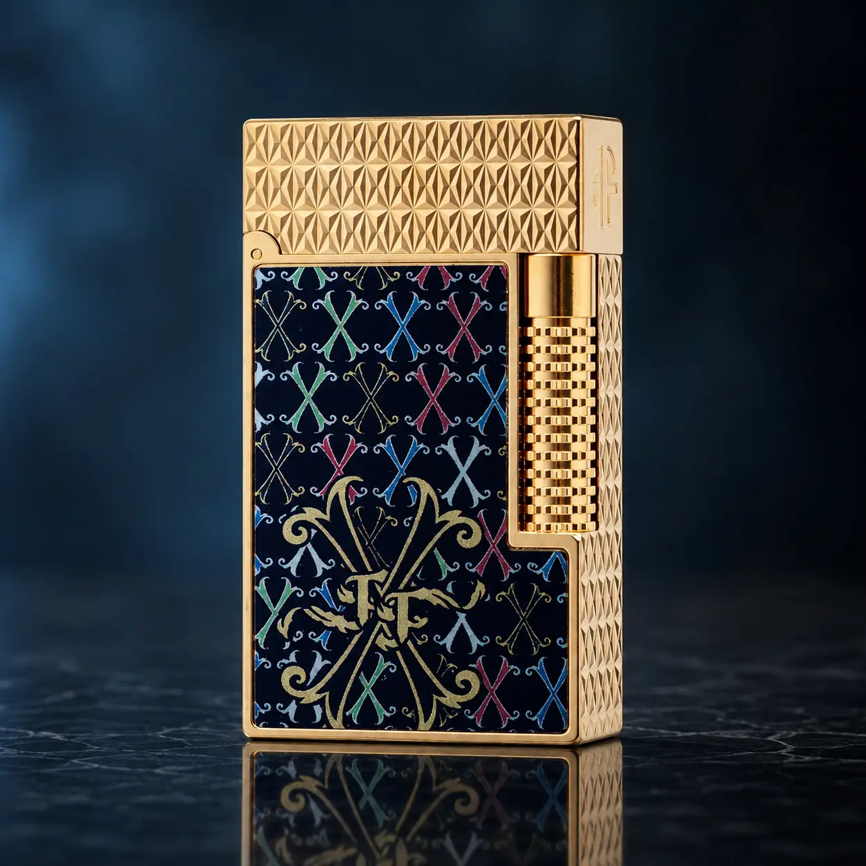 [LE GRAND] DPT Opus-X Fuente Glossy Double-Flame Jet Torch Lighter Accessories, 185g Luxury Gift (No Fuel Included)