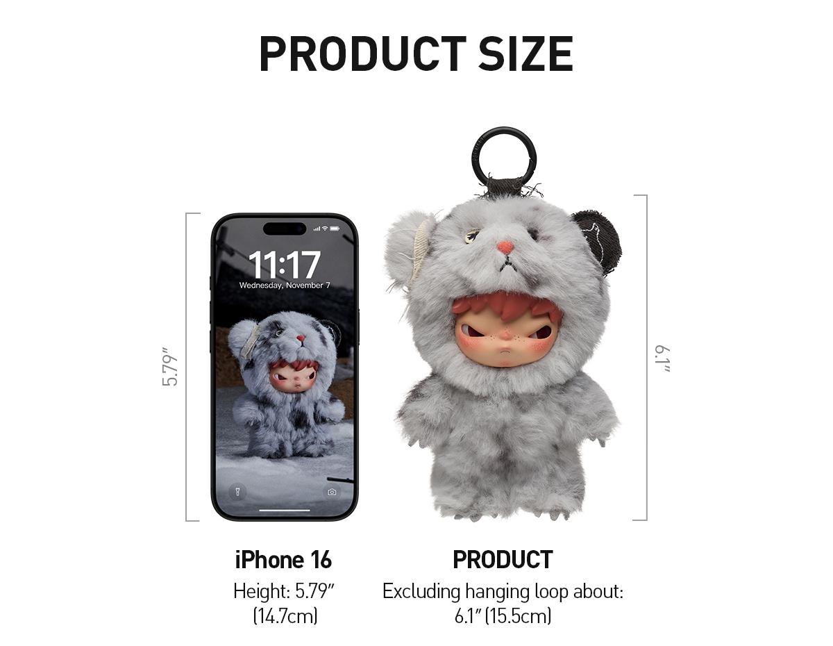 POP MART Hirono Road Journal Series-Plush Doll Pendant Blind Box, Collectible Toys-1.0