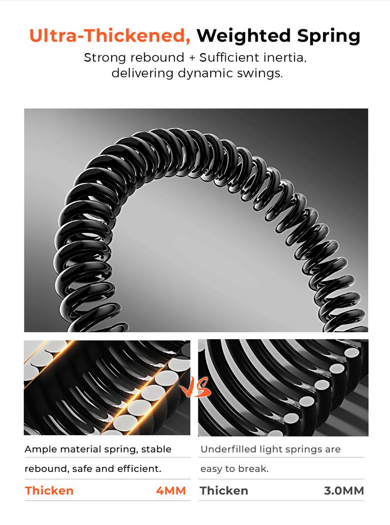 AerVital 2026 New Cordless Battle Ropes for Home Gym, Cordless Training Rope Fitness Equipment for Men & Women, No-Jump Full-Body Exercise, Weighted Workout Ropes for HIIT, Ideal for Fitness Enthusiasts Workout Equipment Training Equipment & Festival Gift