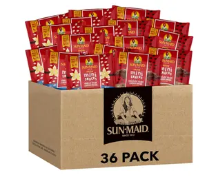 Sun-Maid Vanilla & Chocolate Yogurt Coated Raisins Variety Pack - (36 Pack) 0.5 oz Mini Snack-Size Bag - Yogurt Covered Dried Fruit for Holiday Snacks and Stocking Stuffers (Amazon Exclusive)