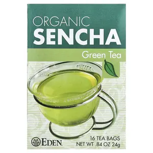 Eden Foods Organic Sencha, Green Tea, 16 Tea Bags, 0.84 oz (24 g)