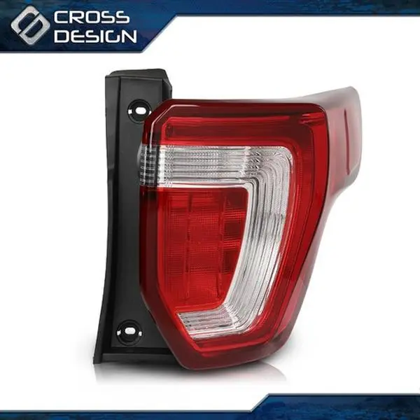 CROSSDESIGN Right Side LED Tail Brake Lamp Assembly - Durable Automotive LED Lighting Brake Signal Replacement Part, Factory-Direct Car Accessory, Vehicle-Specific Fit for 2016-19 Ford Explorer