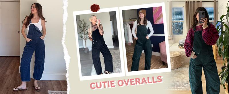 Women’s Corduroy Overall Barrel Wide-Leg Bib Corduroy Pants from YeeZaa 2026 Spring Adjustable Romper Jumpsuit with Pockets for Fall/Winter