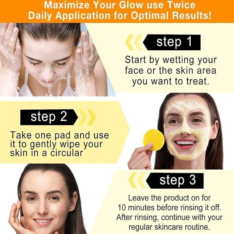 Turmeric Skin Care Kit, 5 Counts/set Facial Cleansing Pads & Soap & Oil & Cleansing Mousse & Facial Cleanser & Lathering Net, Skin Care Kit for Women & Men, Turmeric Face Wash