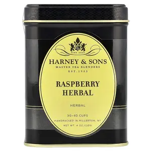 Harney & Sons Herbal Tea, Raspberry Herbal, Caffeine Free, 4 oz (112 g)