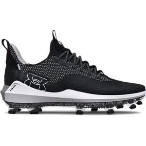 Under Armour Men's Harper 7 Low ST Baseball Cleats Black/Black/White - 3025585-001