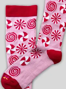 Pretty in Peppermint Bamboo Compression Socks