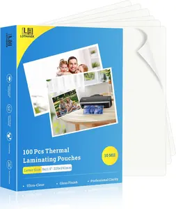 ‎LOTHANEK 100 Pack Thermal Laminating Pouches 10 Mil, 9 x 11.5 Inches Clear Laminating Sheets, Wide Size Compatibility Office Laminating Supplies for Letter, Photo, Card and ID Badge