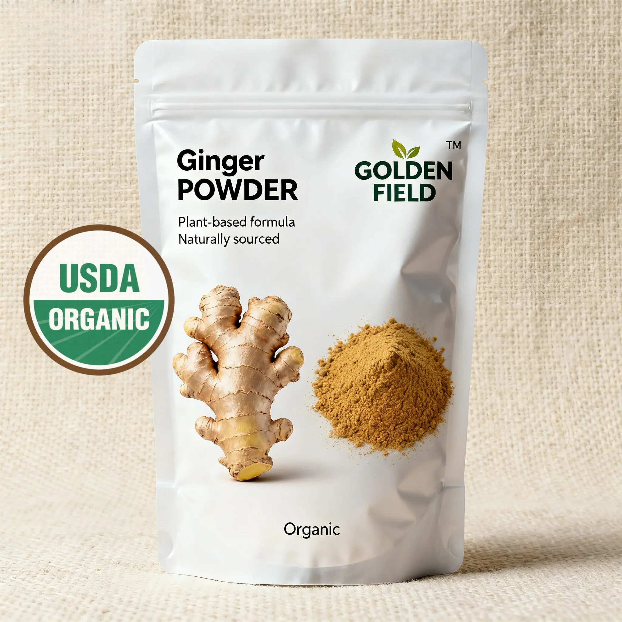 Organic Ginger Powder from Bold Rhizomes, Sharp Warmth for Bakes, Tosses and Preserve Infusions