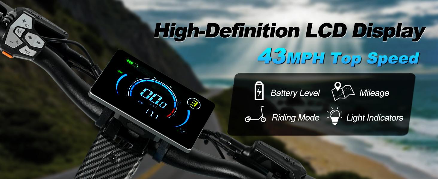 BE-3 Adult Electric Scooter 50 Miles Range 44 MPH Top Speed 60V 30Ah Battery Dual 4000W Motors 10" Pneumatic Tires Foldable Design Ideal for Commuting Fitness or Gifting TikTokShop