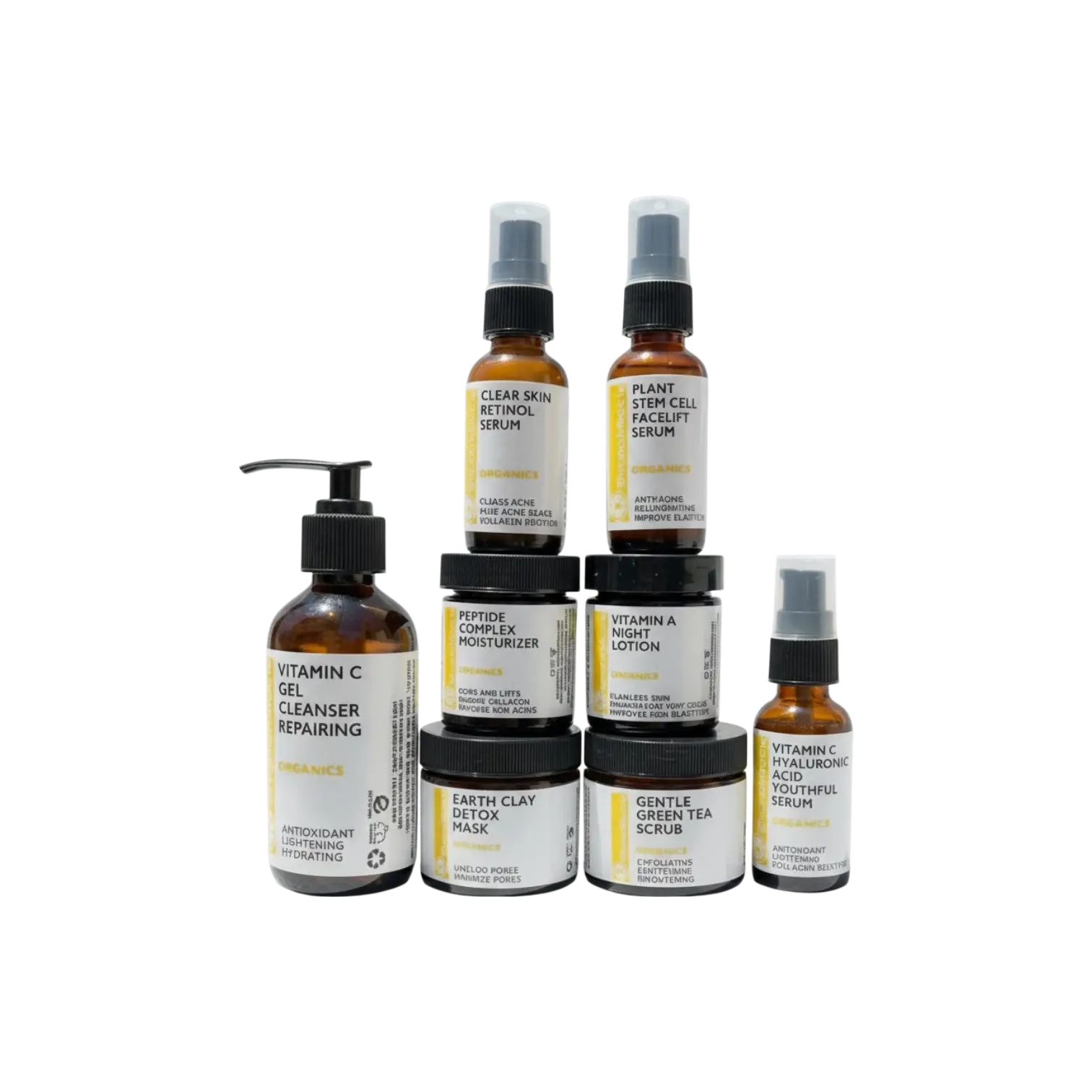 Meagan Good's Full Skin Transformation Ritual Bundle (8pcs) by Silvana Miracle Organic Skincare