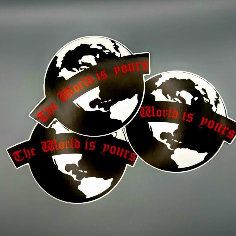 The World Is Yours Decal/Sticker