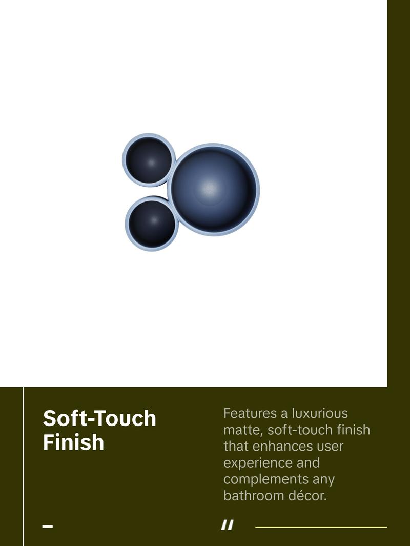 Umbra Touch Toothbrush Holder, Modern Organizer with 3 Compartments, Compact Design, Made with Recycled Plastics - Choose Your Pack Box Matte Umbra Touch Toothbrush Holder, Modern Organizer with 3 Compartments, Compact Design, Made with Recycled Plastics - Choose Your Pack Box Matte