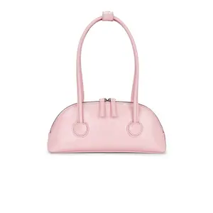 MARGESHERWOOD Bessette Shoulder Bag in Baby Pink Crinkle