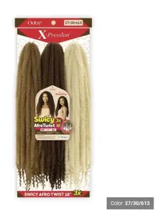 Outre Crochet Braids X-Pression Twisted Up 3X Swicy Afro Twist 18"