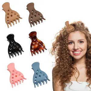 6PCS Root Lifting Hair Clips for Volume, Curly Hair Root Lifter Tool, Volumizing Claw Clamps for Curly Hair Lift, Bounce Curl Volume Root Clips