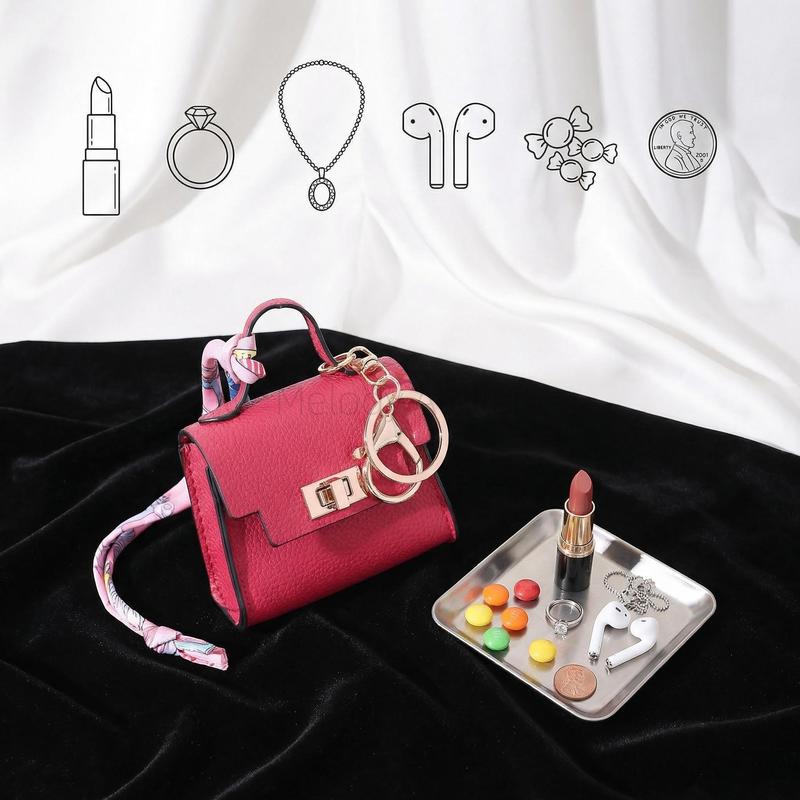 1PCS Mini PVC Waterproof Makeup Pouch Compact travel makeup bag, portable storage case Ideal for coins, keys, and other small items Perfect for women's daily use, travel, and outdoor activities.