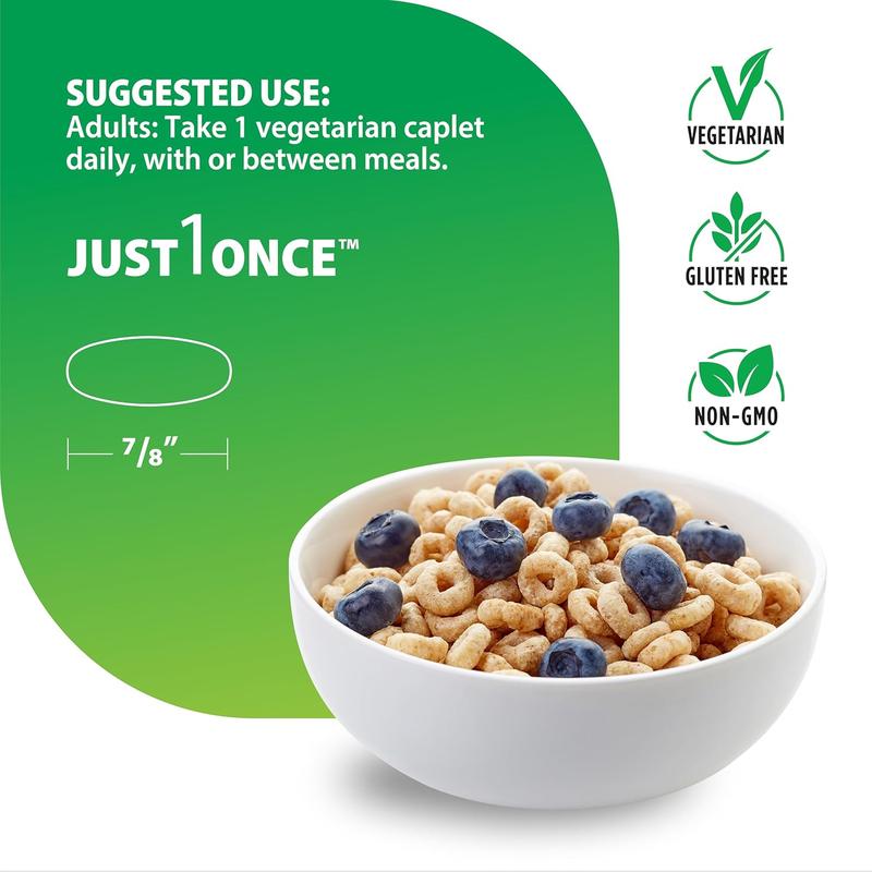 Rainbow Light Womens Multivitamin One + | 30 Caplets | Real Food Nutrients, Digestive Enzymes & Probiotics