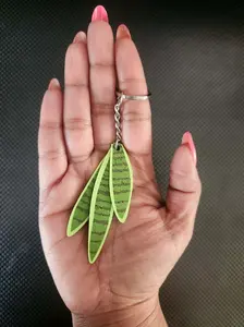 Snake Plant Keychain | Plant Keychain | 3D Printed  Plant Keychain