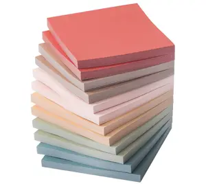 Sticky Notes, 3"x3", 12 Pads, Vintage Colors, Self-Stick Pads, Aesthetic, Colorful, Bulk, Stocky Notes for Bible Journaling