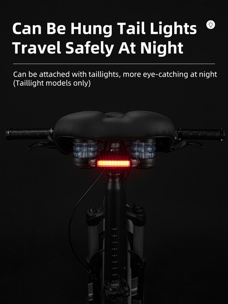 ROCKBROS Comfort Gel Bike Seat Breathable Waterproof Saddle Cruiser/Mountain/Fat Bikes