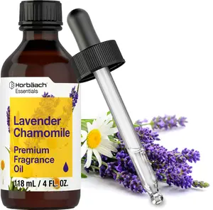 Horbäach Lavender Chamomile Fragrance Oil | 4 fl oz (118ml) | Premium Grade | for Diffusers, Candle and Soap Making, DIY Projects & More