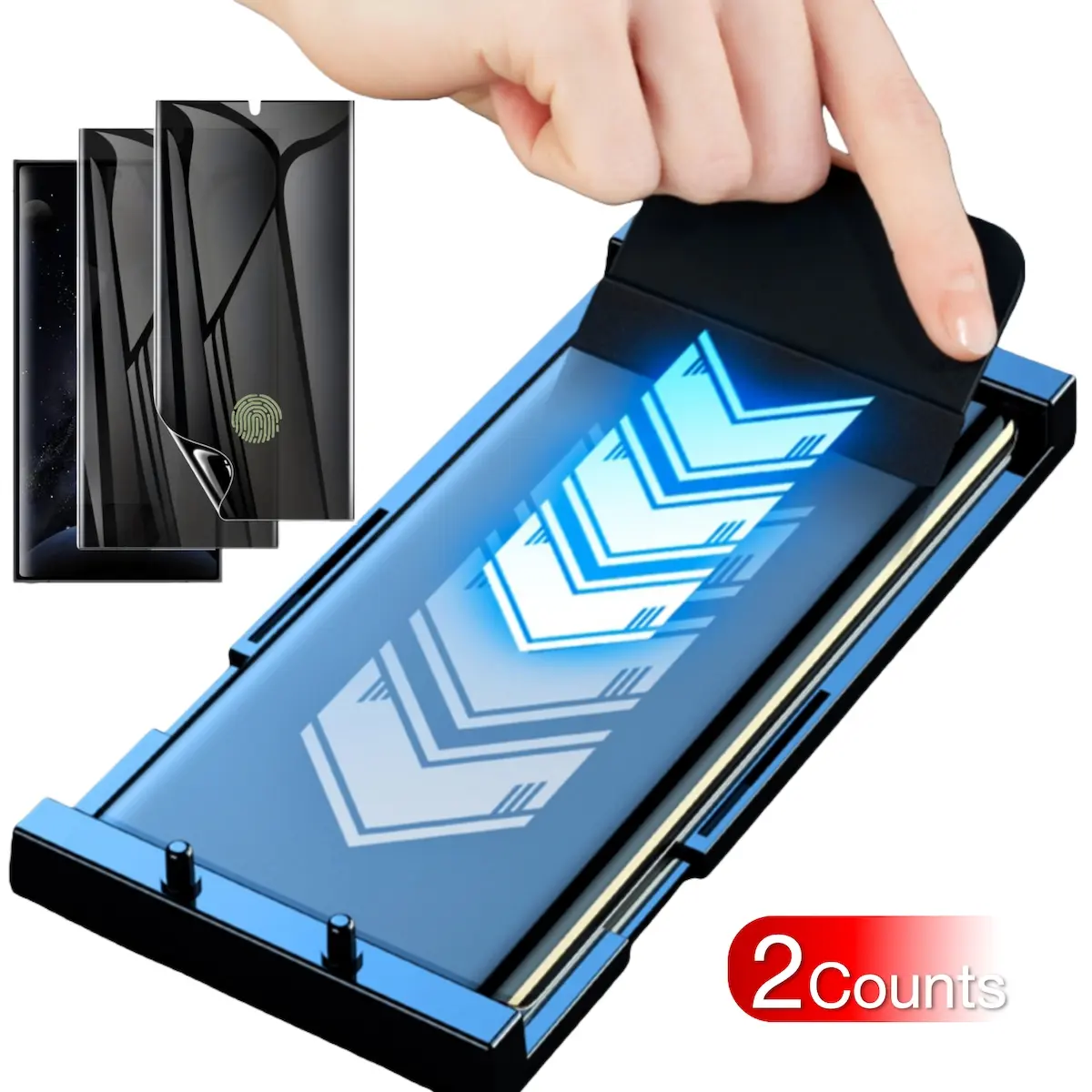 High Quality Durable Protective Anti-Spy Smartphone Screen Protector Film for Samsung Galaxy S25 S24 S23 S22 S21 S20 S10 S9 S8 Ultra Plus Note 20 10 9 8 5g, Full Coverage, Accessories, Protection, Installation, Mobile Phone Accessory