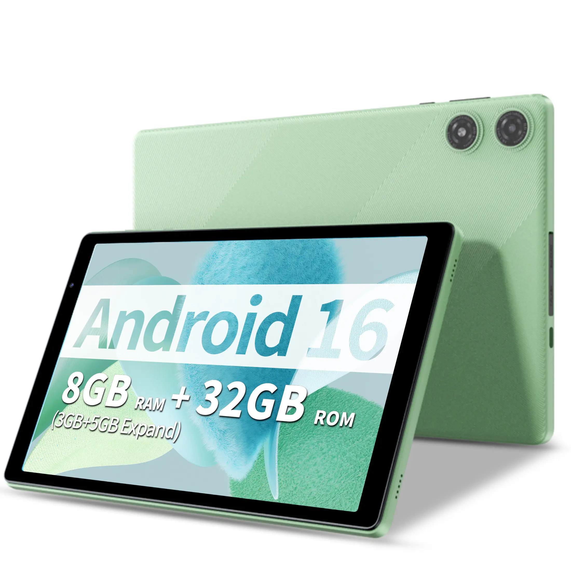 PRITOM Portable Mobile Touchscreen Tablet, Android 16, 8GB(3GB+5GB) RAM, 32GB Expandable 1TB ROM, WiFi6 2.4G/5G Dual Band, 6000mAh Large Battery, 5 Color Choices for Daily Use,back to school,back to school haul