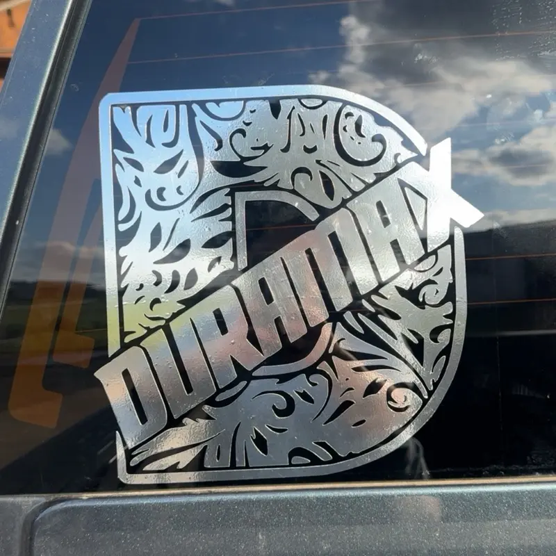 Duramax Tooled Design Vinyl Decal Sticker - Premium Colored Automotive Vinyl Car Window Decal - Customizable Options - 1-3 Days Processing Time - Includes Transfer Tape (Refund Only If Returned Intact)