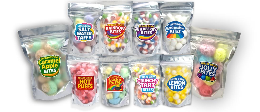 Freeze Dried Candy - Build Your Own Bundle! - Pick N' Mix From Over 15+ Options! - Freshly Made - Snack Size