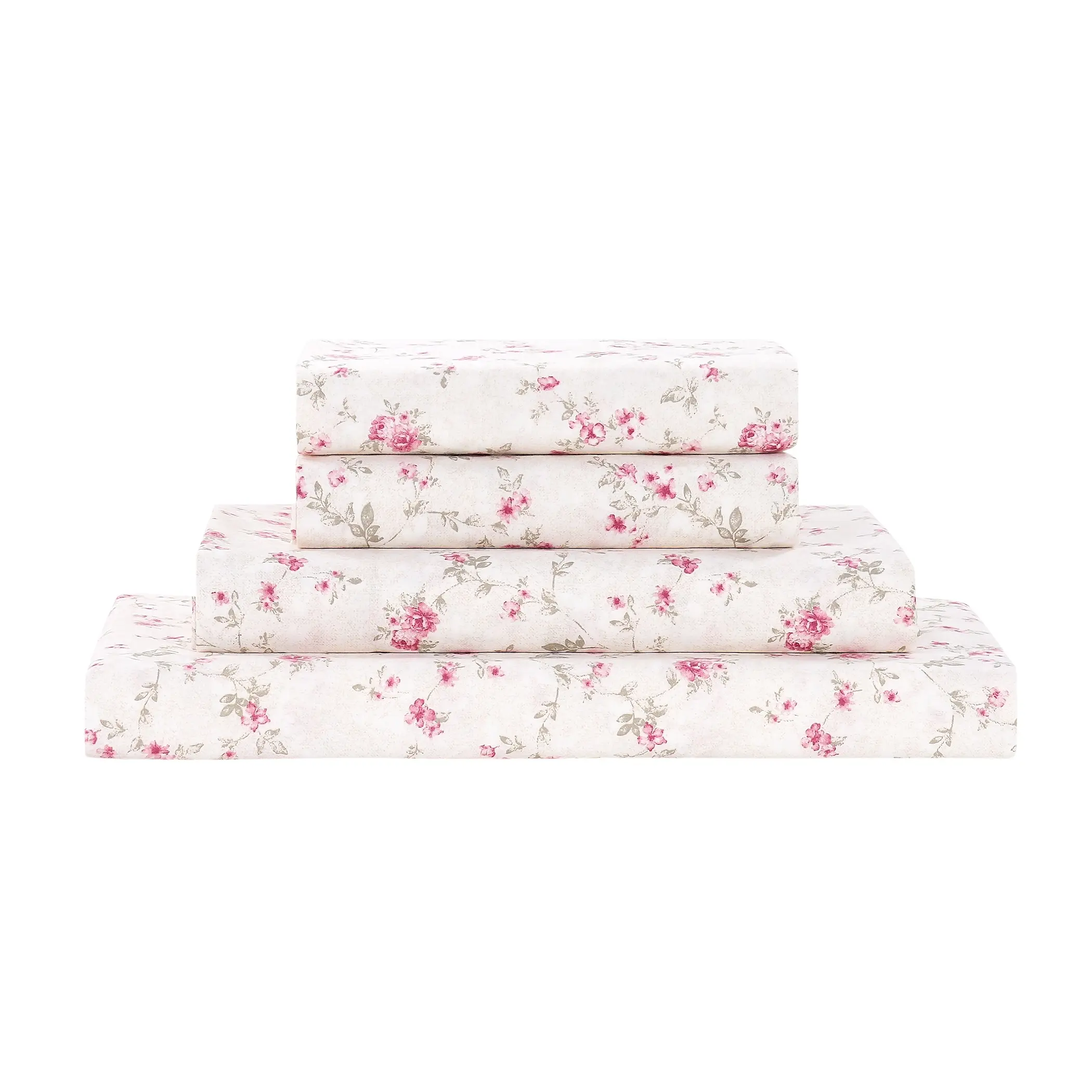 Modern Threads 4-Piece Printed Microfiber Bedroom Bedding Set - Kashmir Rose Cal King Bedsheet Set, Bedsheet Sets