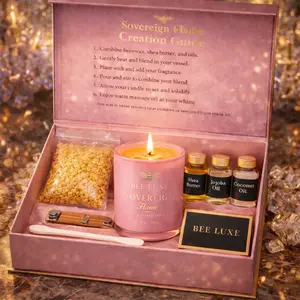 SOVEREIGN FLAME LUXURY CANDLE AT HOME CREATION LAB BOX