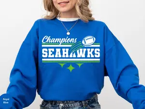 Champions Seahawks Sweatshirt,Seattle Football Shirt, Game Day Shirt