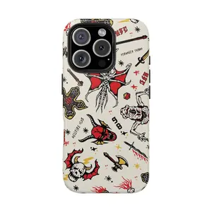 Compatible with iPhone 17 ProMax Stranger Thing Series Phone Cases, Horror Print Case For iPhone 11 - 17