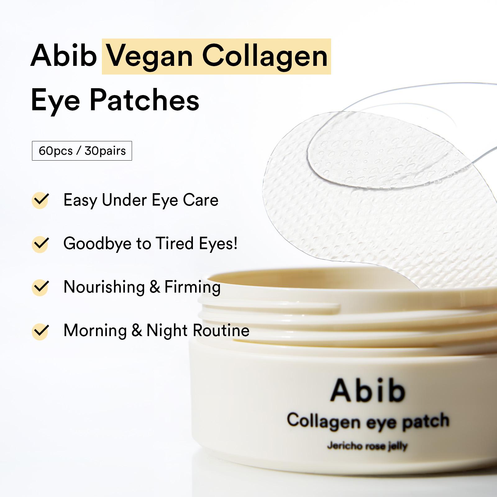 [Abib Official] PDRN Retinal & Collagen Eye Patch Duo | Korean Skincare, Firming, Hydrating, Brightening, Under Eye Care, Eye Mask (60 patches)