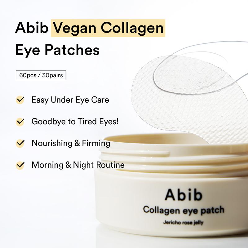 [Abib Official] PDRN Retinal & Collagen Eye Patch Duo | Korean Skincare, Firming, Hydrating, Brightening, Under Eye Care, Eye Mask (60 patches)